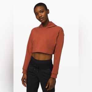 Lululemon All Yours Cropped Hoodie – Rustic Clay